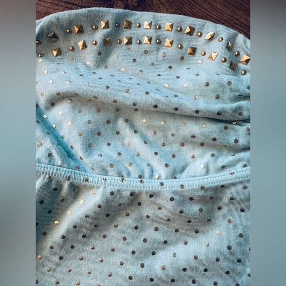 Victorias Secret PINK Light Blue Bandeau Top. Size Medium - Picture 2 of 7